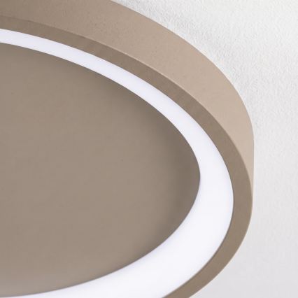 BRILAGI - LED Stmievateľné stropné svietidlo FALCON SLIM LED/42W/230V 3000-6500K pr. 50 cm béžová + diaľkové ovládanie
