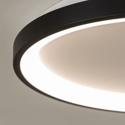 Brilagi - LED Stmievateľné stropné svietidlo FALCON SLIM LED/42W/230V 3000-6500K pr. 50 cm čierna + diaľkové ovládanie