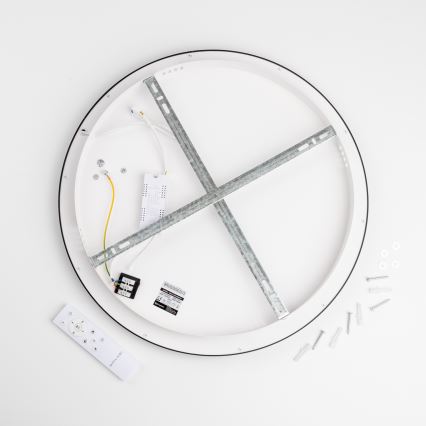 Brilagi - LED Stmievateľné stropné svietidlo FALCON SLIM LED/42W/230V 3000-6500K pr. 50 cm čierna + diaľkové ovládanie