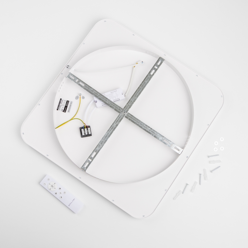 Brilagi - stmievateľné LED stropné svietidlo FALCON SLIM LED/50W/230V 3000-6500K 50x50 cm biela + diaľkové ovládanie