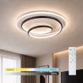 BRILAGI - LED stmievateľné stropné svietidlo FLARE LED/70W/230V 3000-6000K priemer 50 cm biela/čierna + diaľkové ovládanie