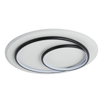 Brilagi - LED stmievateľné stropné svietidlo FLARE LED/70W/230V 3000-6000K priemer 50 cm biela/čierna + diaľkové ovládanie