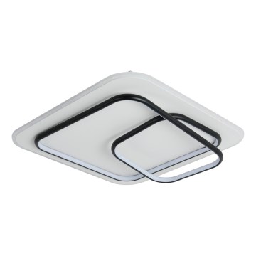 Brilagi - LED stmievateľné stropné svietidlo FLARE LED/81W/230V 3000-6000K 50x50 cm biela/čierna + diaľkové ovládanie