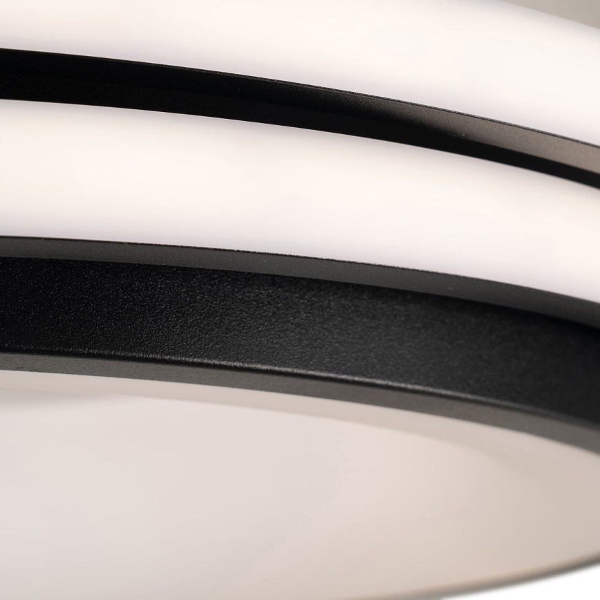 BRILAGI - LED stropné svietidlo FLARE s možnosťou stmievania LED/84W/230V 3000-6000K 47x51 cm čierna + diaľkové ovládanie