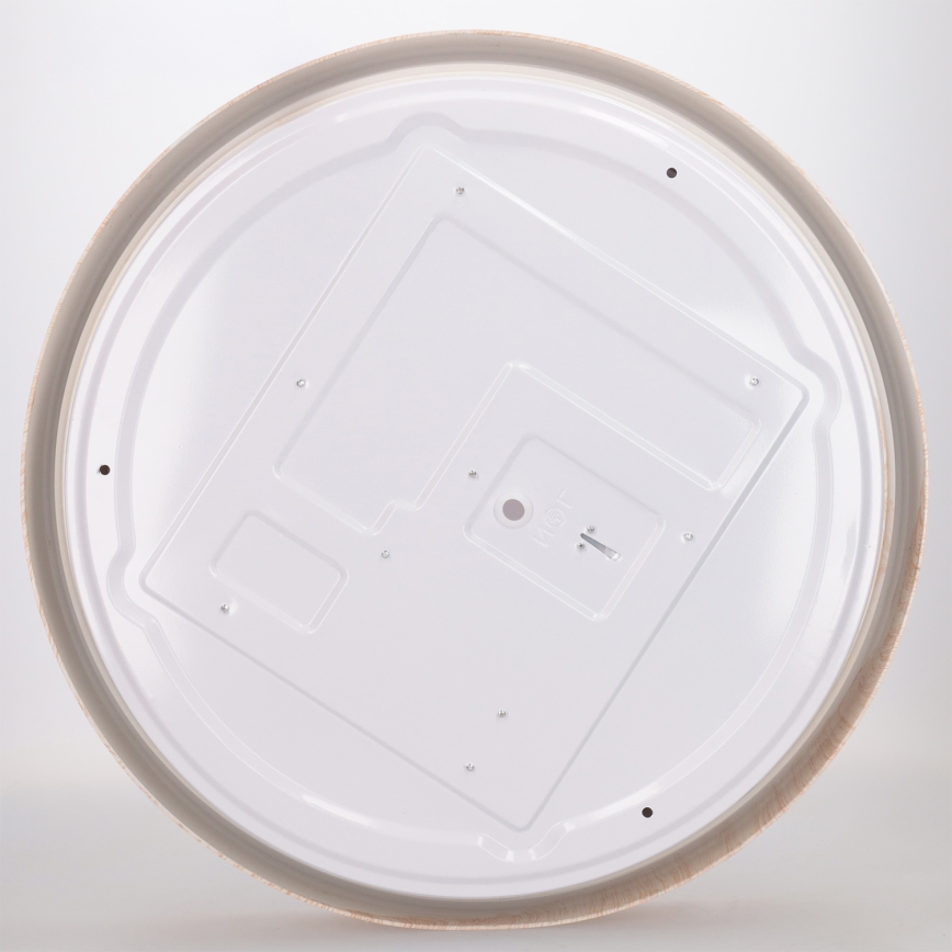 Brilagi - stmievateľné LED stropné svietidlo FLOCO LED/48W/230V, priemer 40 cm, drevený dekor/biela + diaľkové ovládanie