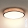 Brilagi - LED stmievateľné stropné svietidlo GLORIA LED/48W/230V 3000-6500K dub priemer 40 cm + diaľkové ovládanie