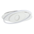 Brilagi - LED stmievateľné stropné svietidlo IRIS LED/78W/230V 3000-6000K 37x49 cm biela + diaľkové ovládanie