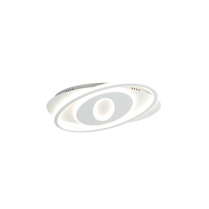 Brilagi - LED stmievateľné stropné svietidlo IRIS LED/78W/230V 3000-6000K 37x49 cm biela + diaľkové ovládanie