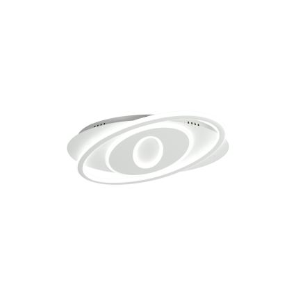 Brilagi - LED stmievateľné stropné svietidlo IRIS LED/78W/230V 3000-6000K 37x49 cm biela + diaľkové ovládanie