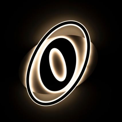 BRILAGI - LED stmievateľné stropné svietidlo IRIS LED/78W/230V 3000-6000K 37x49 cm biela + diaľkové ovládanie