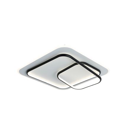 Brilagi - LED Stmievateľné stropné svietidlo IRIS LED/81W/230V 3000-6000K 50x50 cm biela/čierna + diaľkové ovládanie