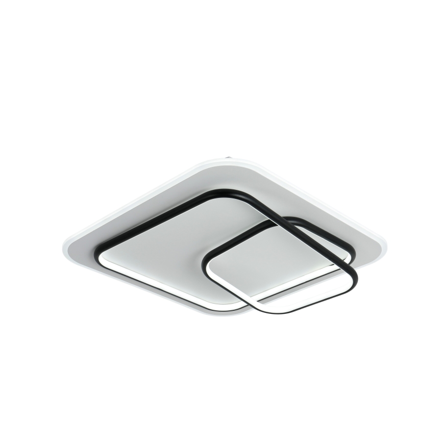 Brilagi - LED Stmievateľné stropné svietidlo IRIS LED/81W/230V 3000-6000K 50x50 cm biela/čierna + diaľkové ovládanie