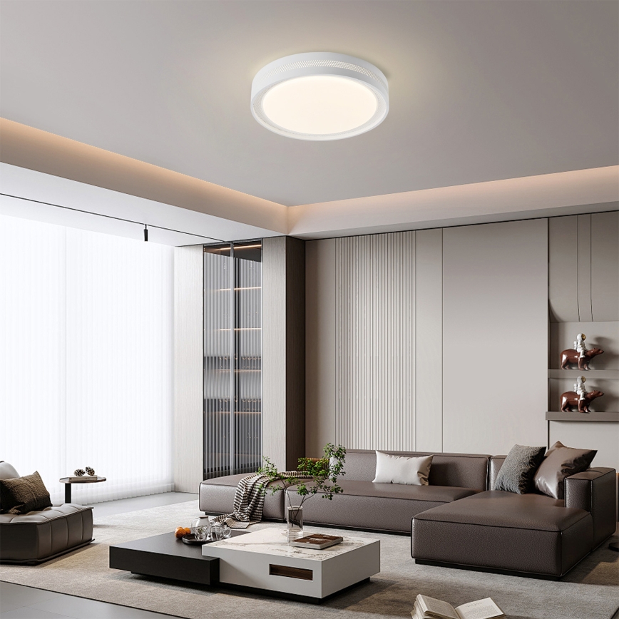 Brilagi - LED Stmievané stropné svietidlo KREON LED/54W/230V 3000-6000K biela pr. 38 cm + diaľkové ovládanie