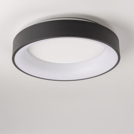 Brilagi - LED Stmievateľné stropné svietidlo FALCON LED/40W/230V 3000-6500K pr. 45 čierna + diaľkové ovládanie