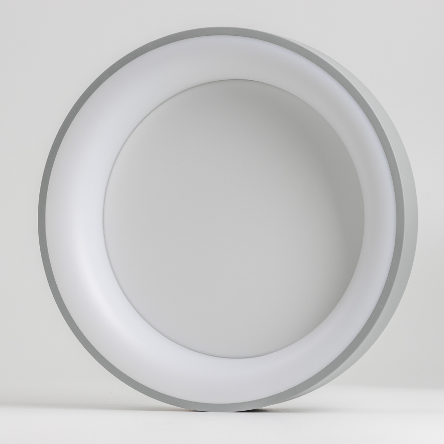 Brilagi - LED stmievateľné stropné svietidlo FALCON LED/40W/230V 3000-6500K, priemer 45 cm, sivé + diaľkové ovládanie