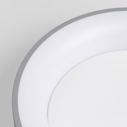 Brilagi - LED stmievateľné stropné svietidlo FALCON LED/40W/230V 3000-6500K, priemer 45 cm, sivé + diaľkové ovládanie