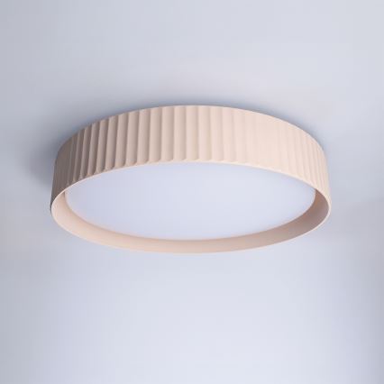 Brilagi - LED Stmievateľné stropné svietidlo LUCIA LED/48W/230V 3000-6500K pr. 41 cm béžová + diaľkové ovládanie