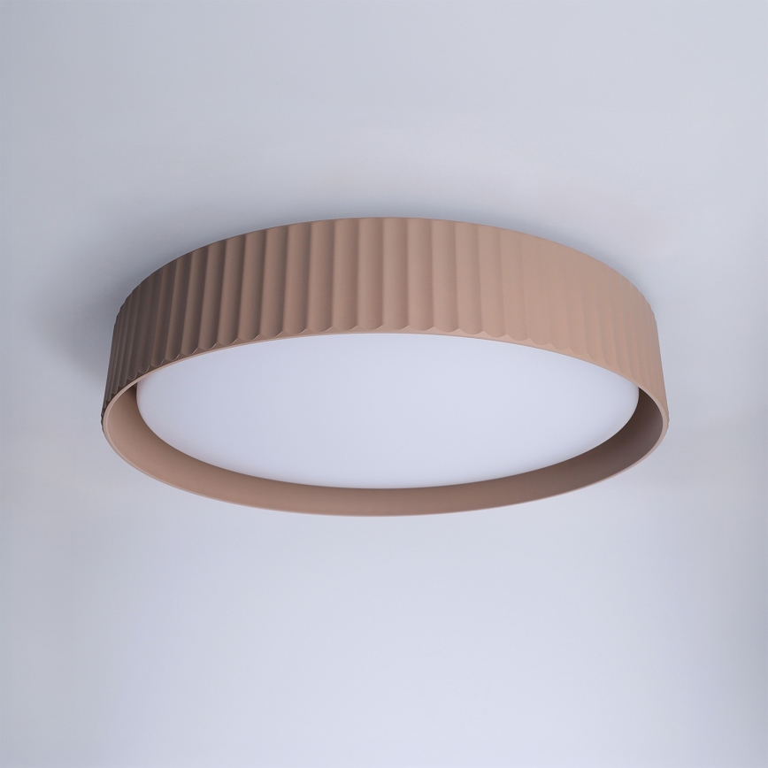 Brilagi - LED stmievateľné stropné svietidlo LUCIA LED/48W/230V 3000-6500K priemer 41 cm hnedá + diaľkové ovládanie