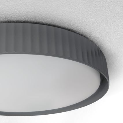 Brilagi - LED Stmievateľné stropné svietidlo LUCIA LED/48W/230V 3000-6500K pr. 41 cm sivé + diaľkové ovládanie