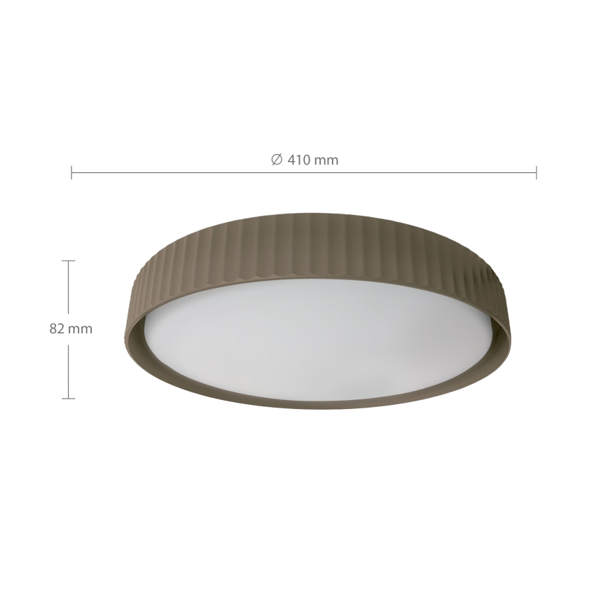 Brilagi - LED stmievateľné stropné svietidlo LUCIA LED/48W/230V 3000-6500K pr. 41 cm taupe + diaľkové ovládanie