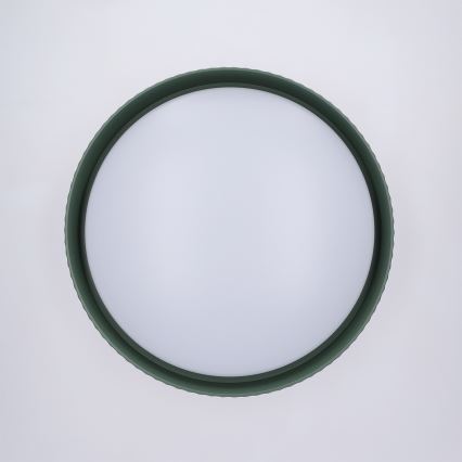 Brilagi - LED stmievateľné stropné svietidlo LUCIA LED/48W/230V 3000-6500K pr. 41 cm zelená + diaľkové ovládanie