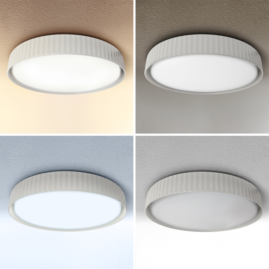 Brilagi - LED stmievateľné stropné svietidlo LUCIA LED/48W/230V 3000-6500K pr. 41 cm biela + diaľkové ovládanie
