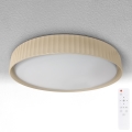 Brilagi - LED stmievateľné stropné svietidlo LUCIA LED/60W/230V 3000-6500K pr. 59 cm béžové + diaľkové ovládanie