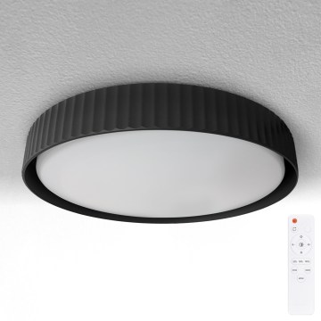 Brilagi - LED stmievateľné stropné svietidlo LUCIA LED/60W/230V 3000-6500K pr. 59 cm čierna + diaľkové ovládanie
