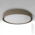 Brilagi - LED stmievateľné stropné svietidlo LUCIA LED/60W/230V 3000-6500K priemer 59 cm taupe + diaľkové ovládanie