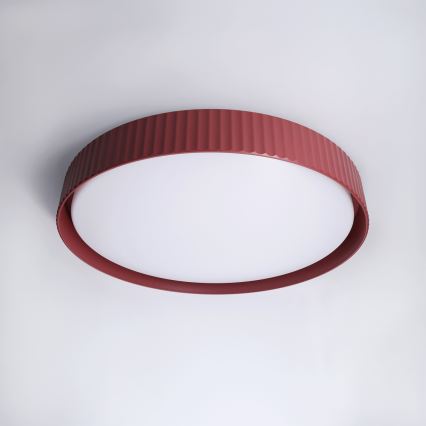 Brilagi - stmievateľné LED stropné svietidlo LUCIA LED/60W/230V 3000-6500K priemer 59 cm červené + diaľkové ovládanie