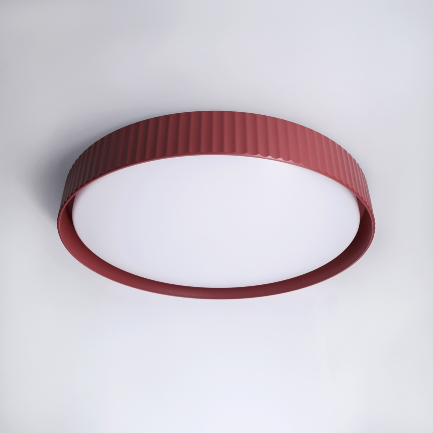 Brilagi - stmievateľné LED stropné svietidlo LUCIA LED/60W/230V 3000-6500K priemer 59 cm červené + diaľkové ovládanie