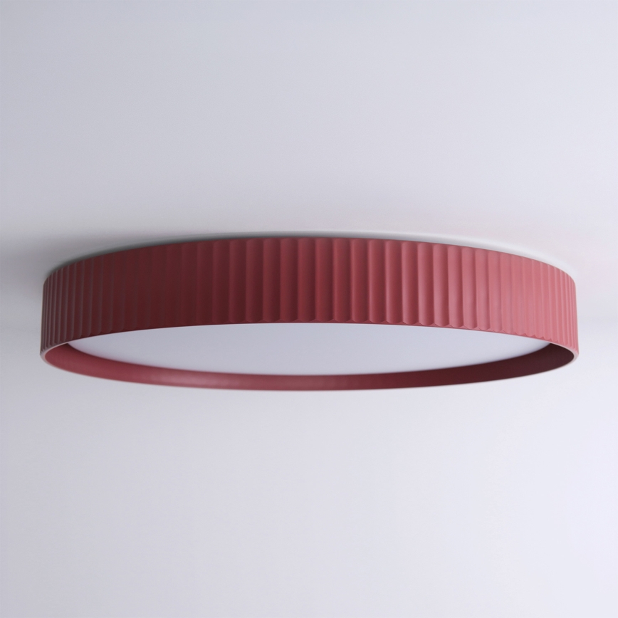 Brilagi - stmievateľné LED stropné svietidlo LUCIA LED/60W/230V 3000-6500K priemer 59 cm červené + diaľkové ovládanie
