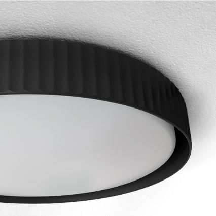 Brilagi - LED stmievateľné stropné svietidlo LUCIA LED/60W/230V 3000-6500K pr. 59 cm čierna + diaľkové ovládanie