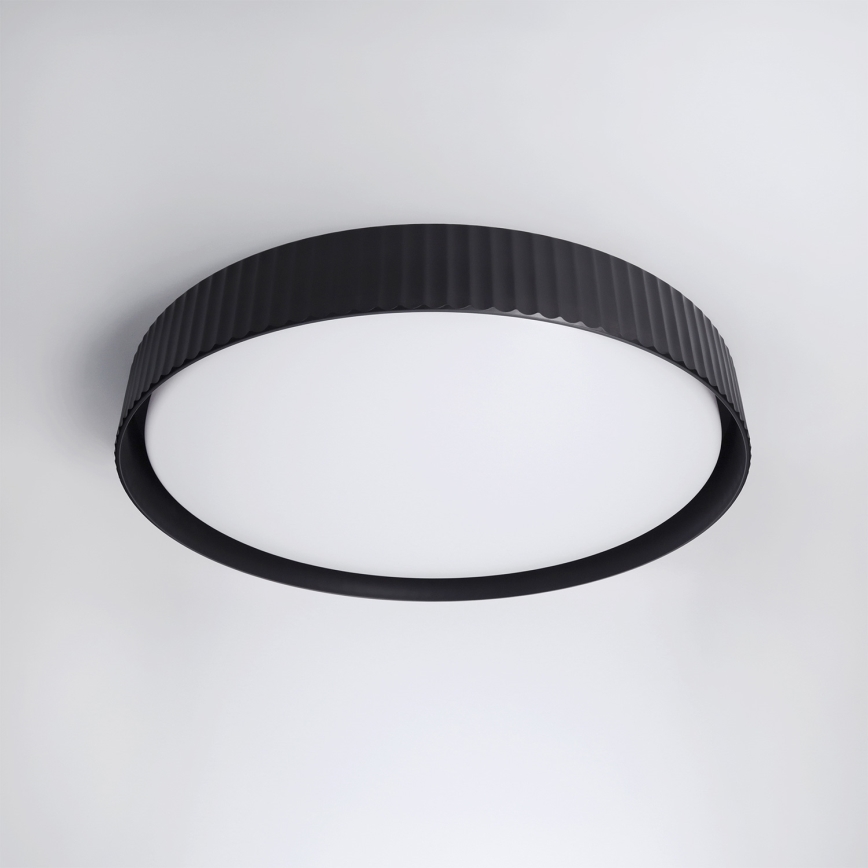 Brilagi - LED stmievateľné stropné svietidlo LUCIA LED/60W/230V 3000-6500K pr. 59 cm čierna + diaľkové ovládanie