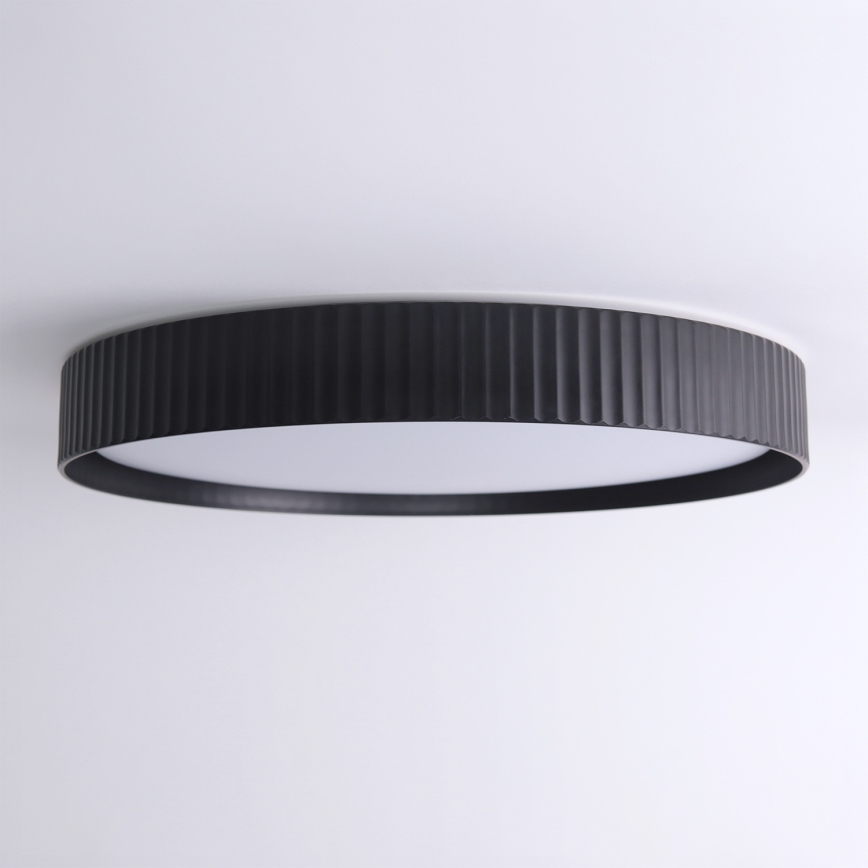 Brilagi - LED stmievateľné stropné svietidlo LUCIA LED/60W/230V 3000-6500K pr. 59 cm čierna + diaľkové ovládanie