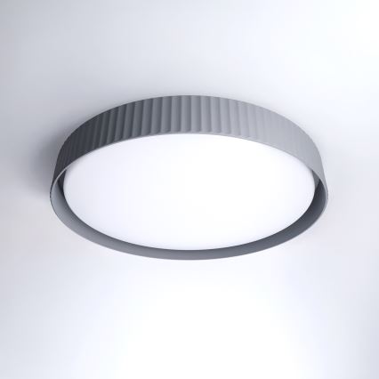 Brilagi - stmievateľné LED stropné svietidlo LUCIA LED/60W/230V 3000-6500K pr. 59 cm sivá + diaľkové ovládanie