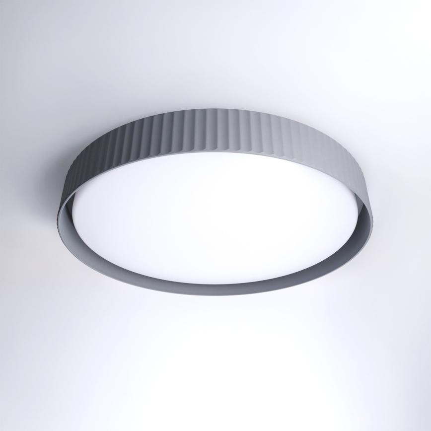 Brilagi - stmievateľné LED stropné svietidlo LUCIA LED/60W/230V 3000-6500K pr. 59 cm sivá + diaľkové ovládanie