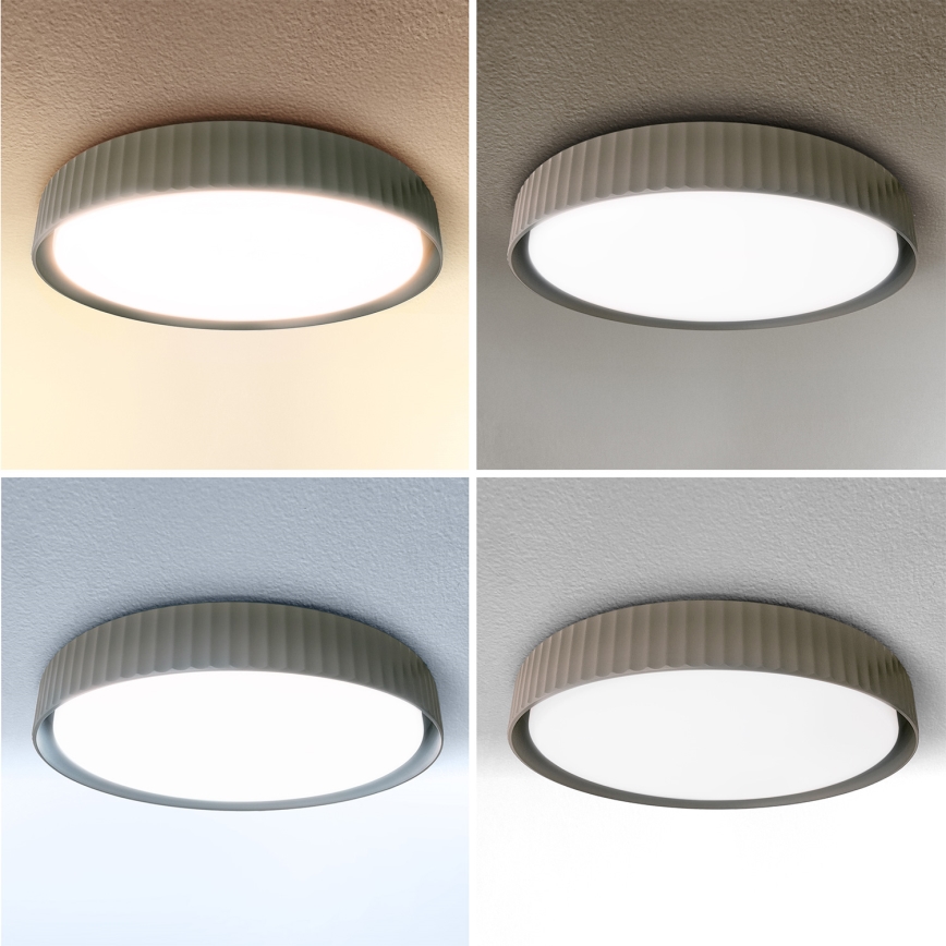 Brilagi - LED stmievateľné stropné svietidlo LUCIA LED/60W/230V 3000-6500K priemer 59 cm taupe + diaľkové ovládanie