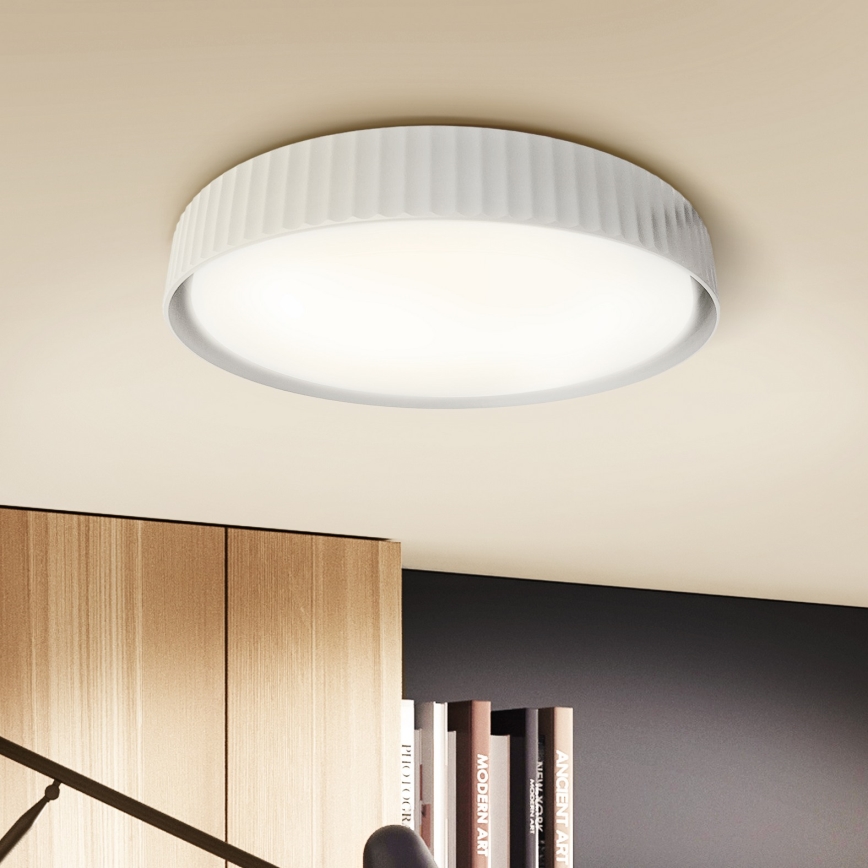 Brilagi - Stmievateľné LED stropné svietidlo LUCIA, 60 W, 230 V, 3000–6500 K, priemer 59 cm, biela – s diaľkovým ovládaním