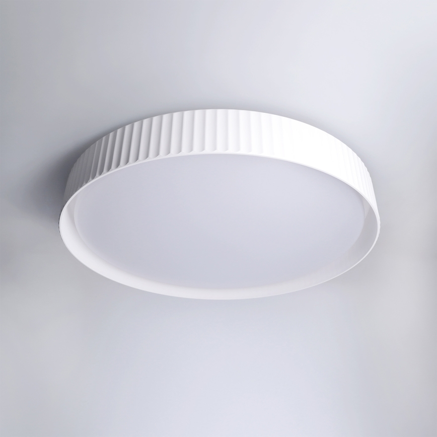 Brilagi - Stmievateľné LED stropné svietidlo LUCIA, 60 W, 230 V, 3000–6500 K, priemer 59 cm, biela – s diaľkovým ovládaním