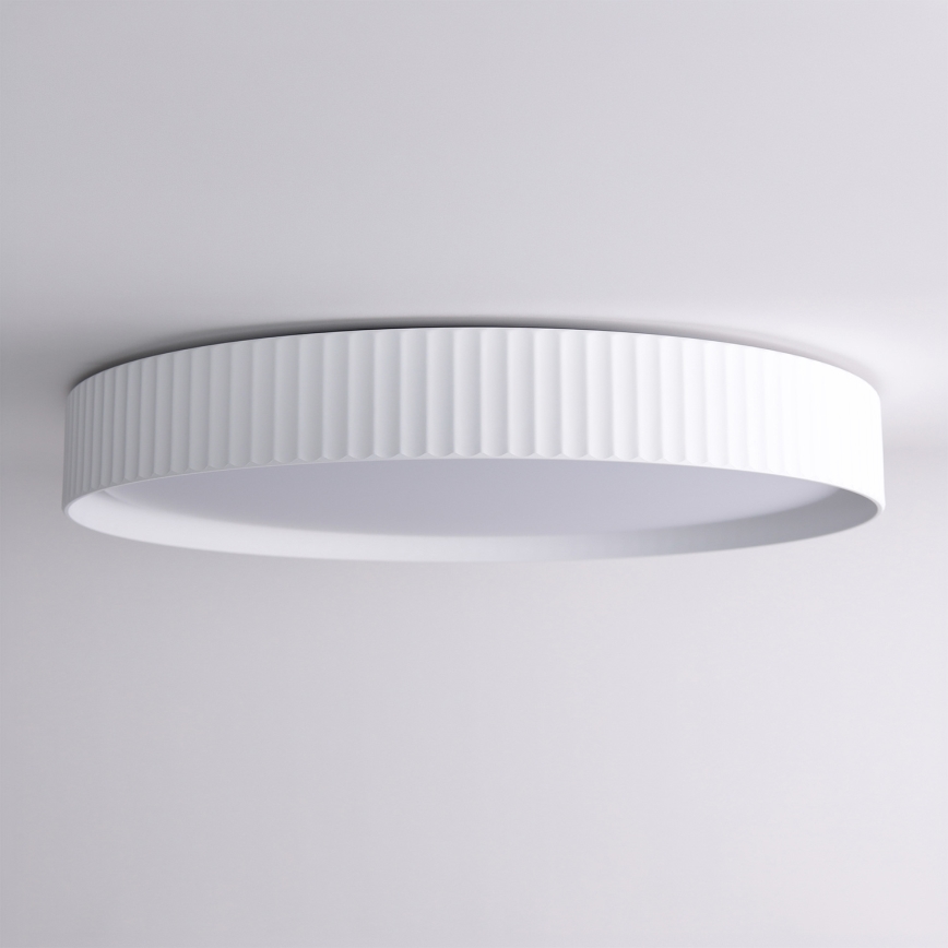 Brilagi - Stmievateľné LED stropné svietidlo LUCIA, 60 W, 230 V, 3000–6500 K, priemer 59 cm, biela – s diaľkovým ovládaním