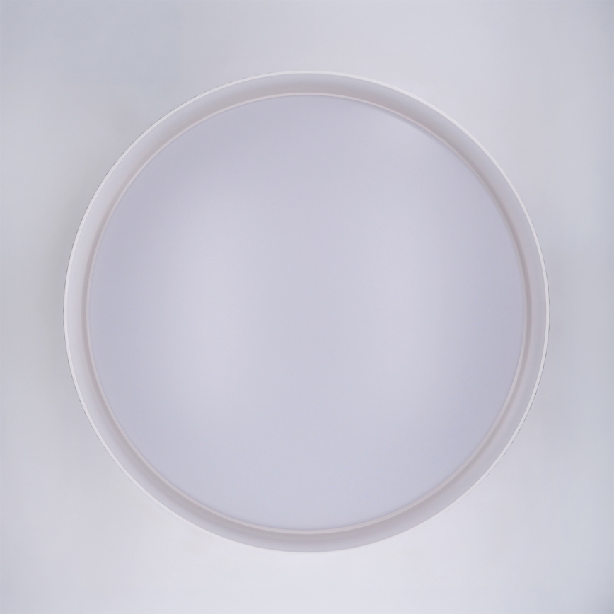 Brilagi - Stmievateľné LED stropné svietidlo LUCIA, 60 W, 230 V, 3000–6500 K, priemer 59 cm, biela – s diaľkovým ovládaním