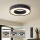 Brilagi - LED stmievateľné stropné svietidlo LUMIX LED/48W/230V 3000-6000K čierna pr. 50 cm + diaľkové ovládanie