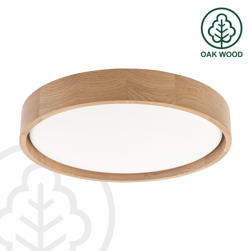 Brilagi - LED Stmievateľné stropné svietidlo MANAROLA REMOTE LED/24W/230V 3000-6500K pr. 41 cm dub + diaľkové ovládanie