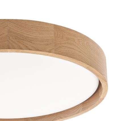 Brilagi - LED Stmievateľné stropné svietidlo MANAROLA REMOTE LED/24W/230V 3000-6500K pr. 41 cm dub + diaľkové ovládanie