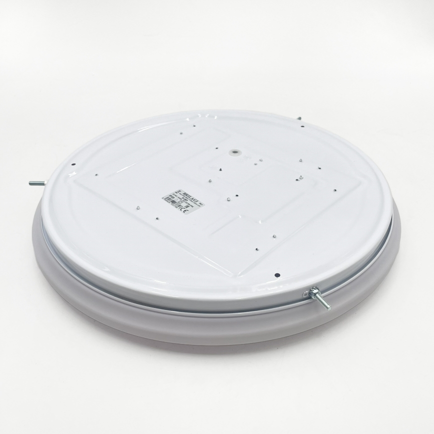 Brilagi - LED stmievateľné stropné svietidlo MANAROLA SMART, 24 W, 230 V, 3000–6000 K, Wi-Fi Tuya Beacon, priemer 41 cm, dub, s diaľkovým ovládaním