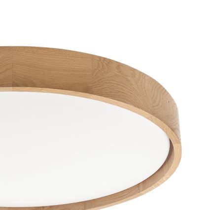 Brilagi - stmievateľné LED stropné svietidlo MANAROLA SMART LED/36W/230V 3000-6000K Wi-Fi Tuya Beacon pr. 51 cm dub + diaľkové ovládanie
