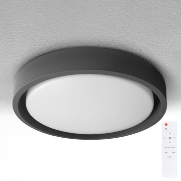 Brilagi - LED stmievateľné stropné svietidlo MATTEO LED/48W/230V 3000-6500K pr. 41 cm čierna + diaľkové ovládanie