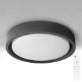 Brilagi - LED Stmievateľné stropné svietidlo MATTEO LED/60W/230V 3000-6500K priemer 51,5 cm čierna + diaľkové ovládanie