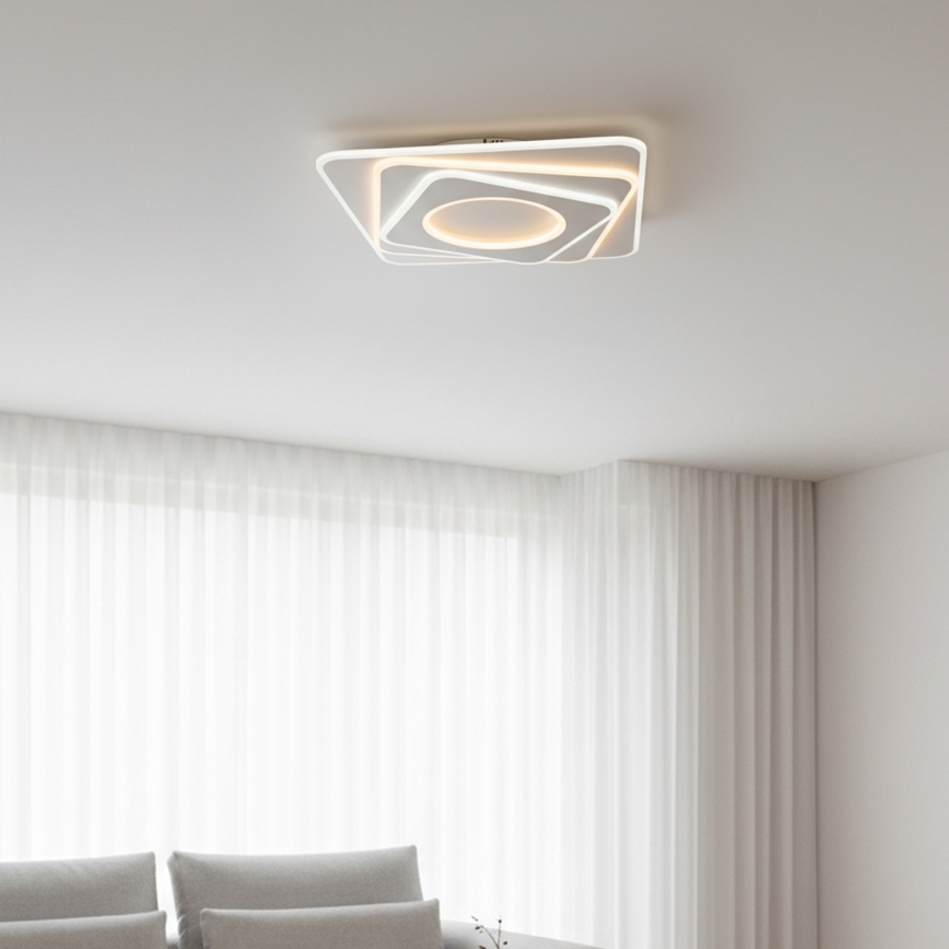 Brilagi - LED stmievateľné stropné svietidlo MODERN LED/100W/230V 3000-6000K 48x48 cm + diaľkové ovládanie